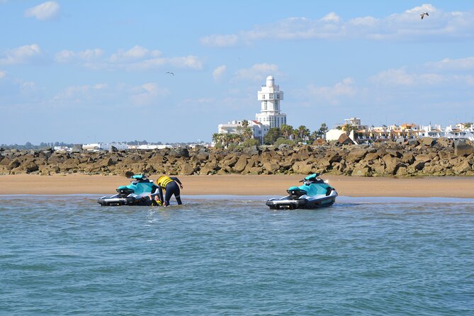 1 Hour Jet Ski Experience in Isla Canela - Learning the controls before the ride