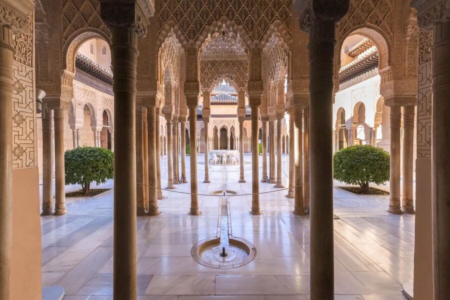 Alhambra and Albaicín Full-Day Private Tour from Seville - Alcazaba walls and the Palace of Charles V