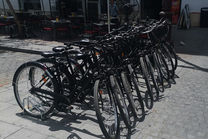 Bike rental day - Picking up the bicycle near the Cristina shopping center