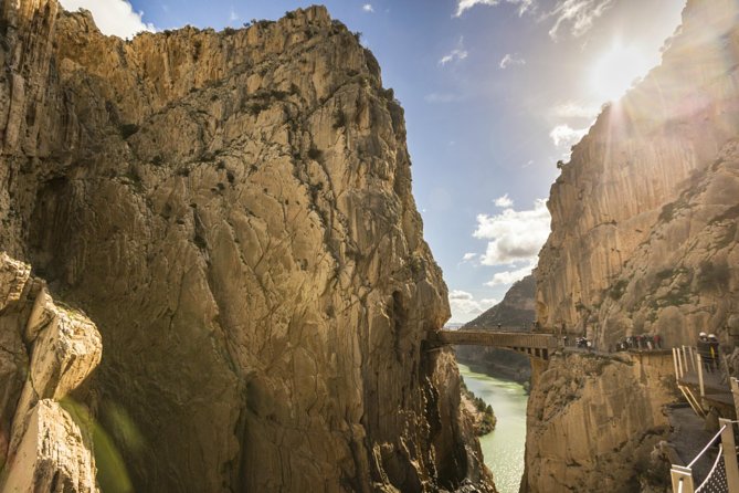 Caminito del Rey Day Trip from Seville - The walk between Chorro Falls and Gaitanejo Falls