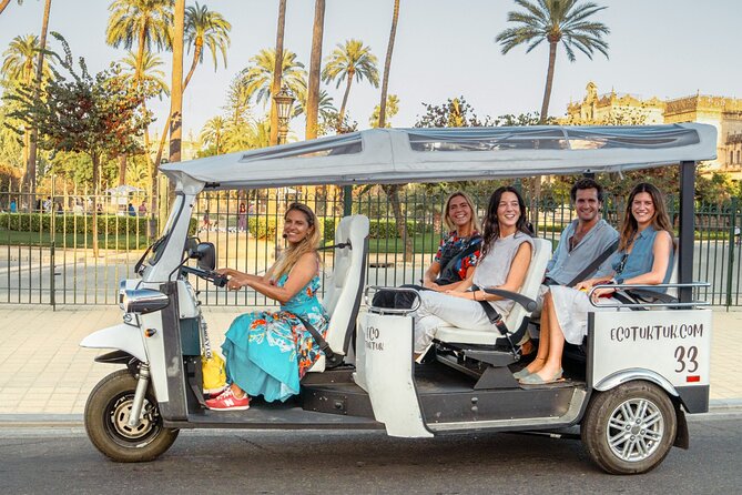 Expert Tour of Seville in Private Eco Tuk Tuk - Plaza de España, Seville’s grandest planned stop