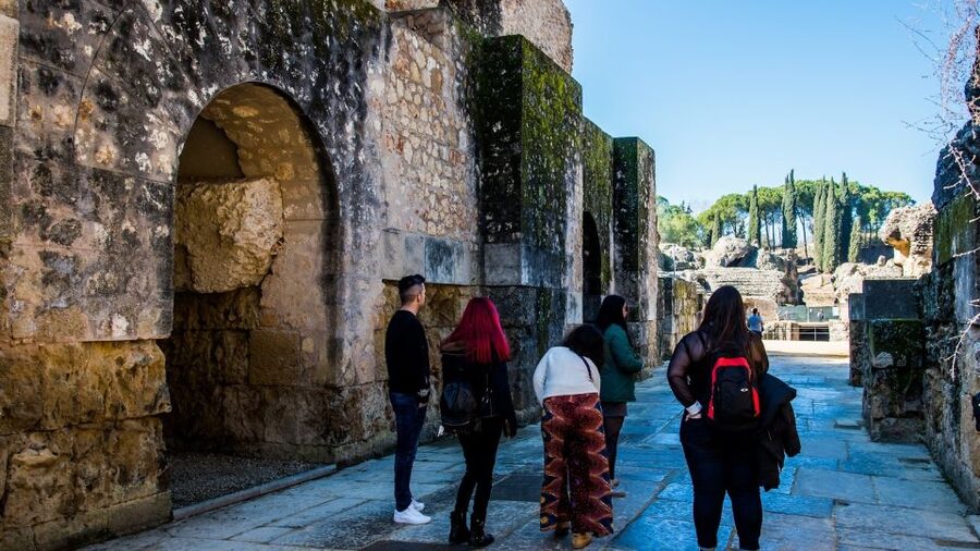 From Seville: Italica Roman City Tour - The Roman theater at Santiponce