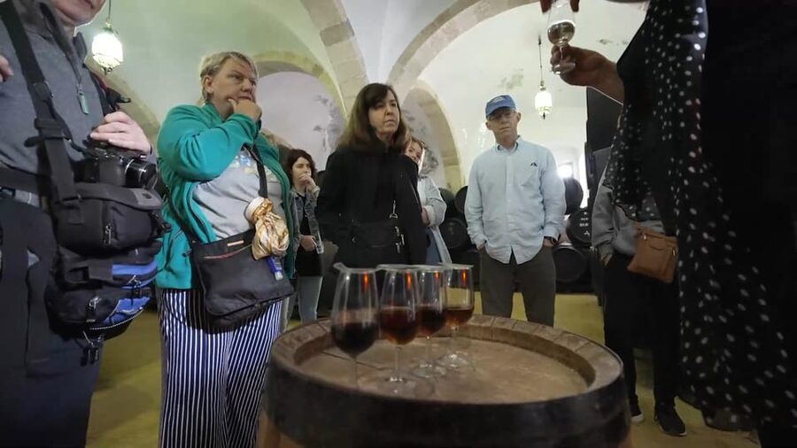 From Seville: Jerez, Cádiz and Andalusian Horses - Tasting dry and sweet sherry in the cellar