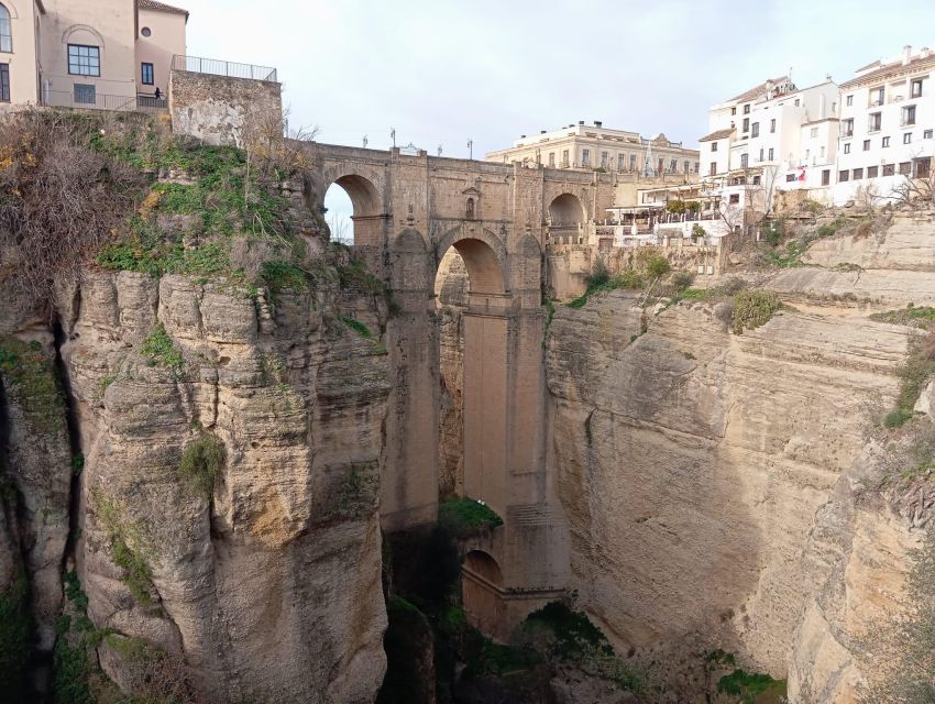From Seville: Ronda+Setenil de las Bodegas Day Trip - The road to Ronda and the first view of the gorge