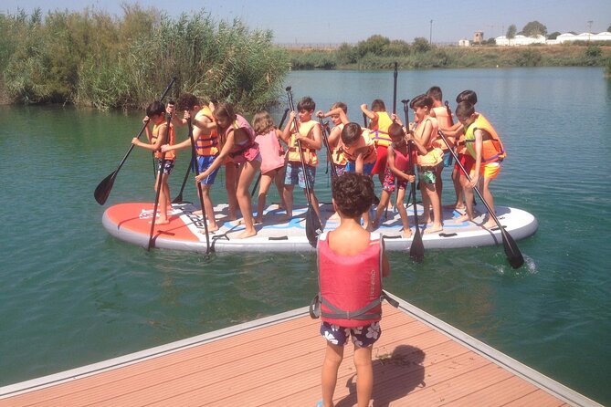 Gigant paddle surf in Seville - Seville from the river