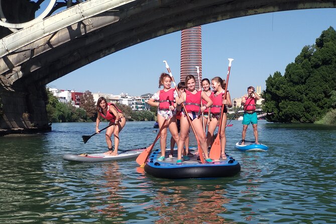 Gigant paddle surf in Seville - Jesús and the value of good instruction
