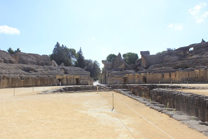 Italica Roman City Tour from Seville - Entering the 25,000-seat amphitheater