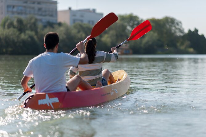 Kayak Rental - Passing beneath Seville’s bridges