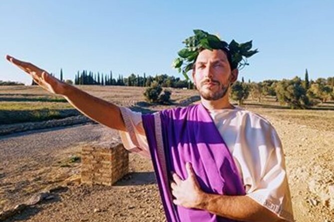 Private Theatrical Journey with Roman Emperor in Italica - Pickup from Seville and the private-tour advantage
