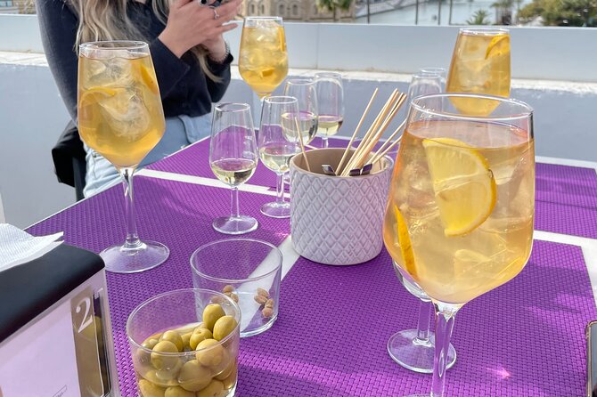 Sangria Tasting Experience - The rooftop setting and the big view