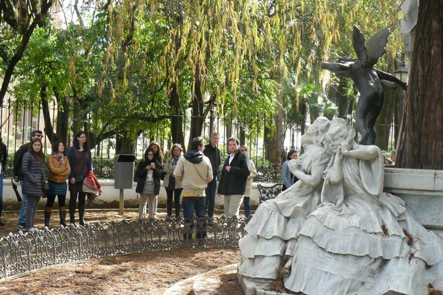Secrets of Maria Luisa Park and Plaza de Espana - The Bécquer monument and María Luisa’s legacy