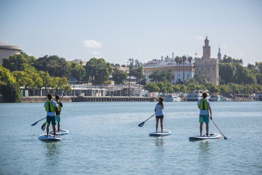 Seville: 1.5-Hour Daytime Standup Paddleboarding Tour - Triana Bridge and the old river crossing