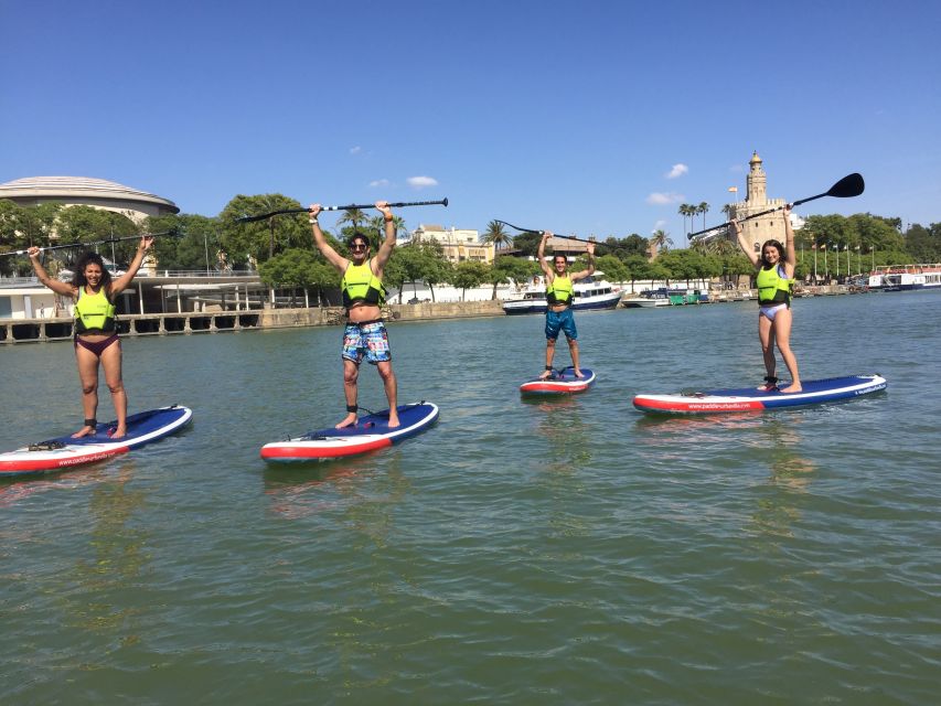 Seville: 1.5-Hour Daytime Standup Paddleboarding Tour - Paseo de Nuestra Señora de la O and Puente del Cachorro