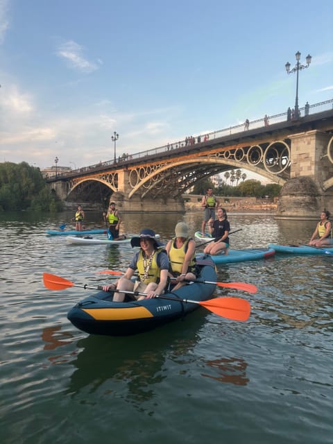 Seville: 1.5 hour Kayak Excursion - Triana Bridge and the first river views
