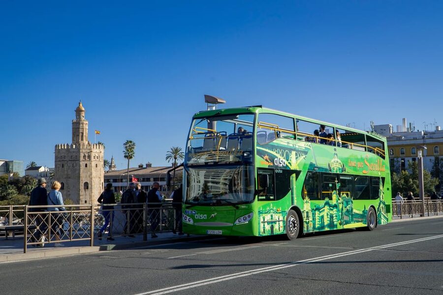 Seville: 2-Day Hop-on Hop-off Bus Ticket - The riverfront and Seville’s southern sights