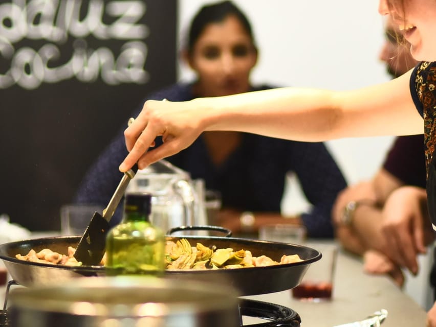 Seville: 3.5-Hour Spanish Cooking Class & Triana Market Tour - Guides, chefs, and the tone of the class