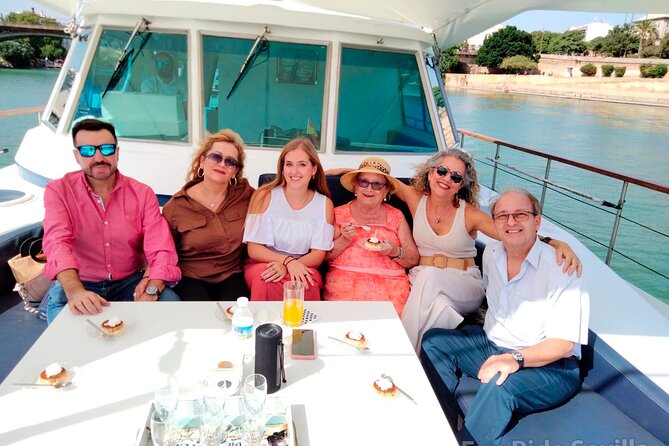 Seville: Cruise along the Guadalquivir River with appetizer - The food and drink included in the fare