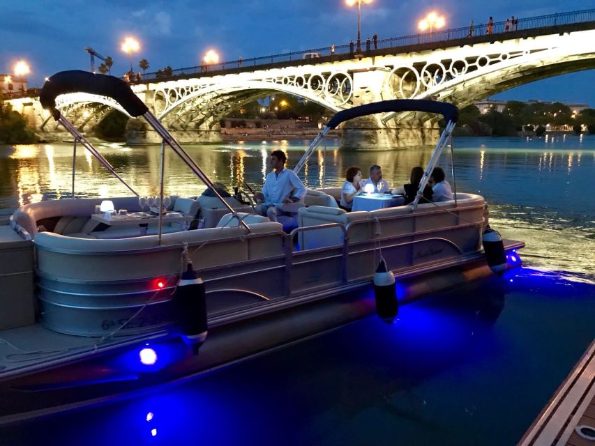 Seville: Exclusive River Boat Tour with Tapas - La Cartuja and the modern side of Seville