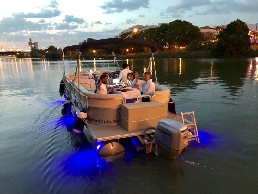 Seville: Exclusive River Boat Tour with Tapas - La Maestranza, Torre del Oro, and San Telmo