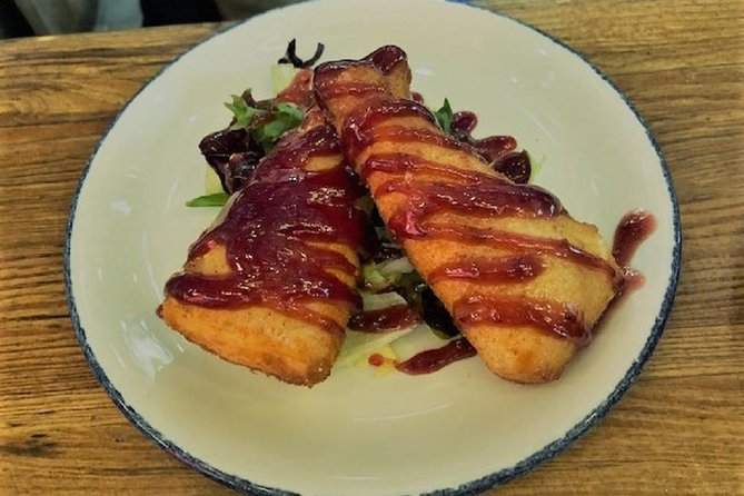 Seville Food Tour: Tapas, Drinks and Delights with a Local - Croquetas and gazpacho at Plaza de la Pescadería