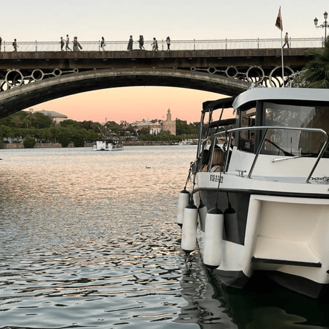 Seville: Guadalquivir River Boat Tour - The first stretch: bridges, parks, and San Telmo Palace