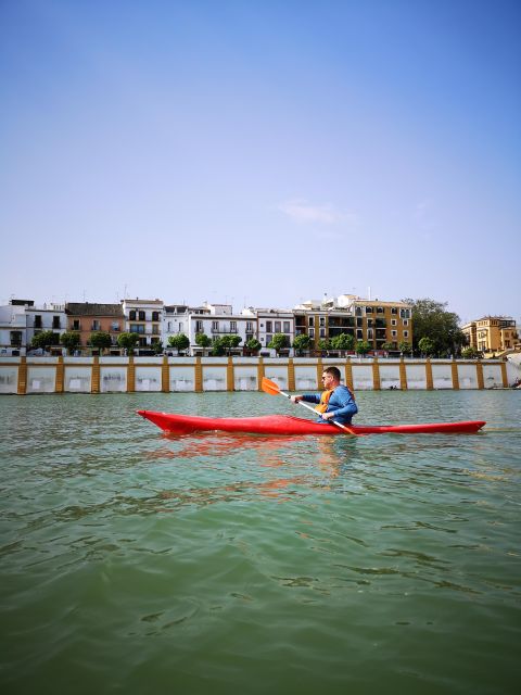 Seville:Guadalquivir River Kayak Tour - Triana, Castillo de San Jorge, and the riverbank