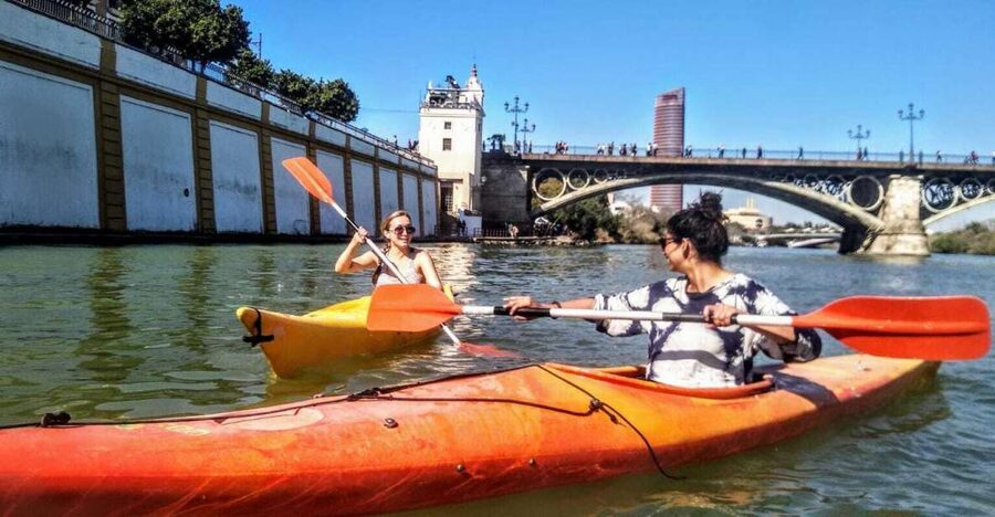 Seville: Guadalquivir River Kayaking Trip - The short walk to the river