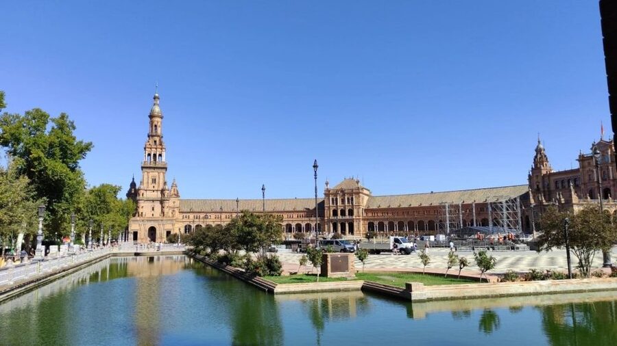 Seville: Guided Walking Tour with Optional Breakfast - Plaza de España brings the walk to its grand finish