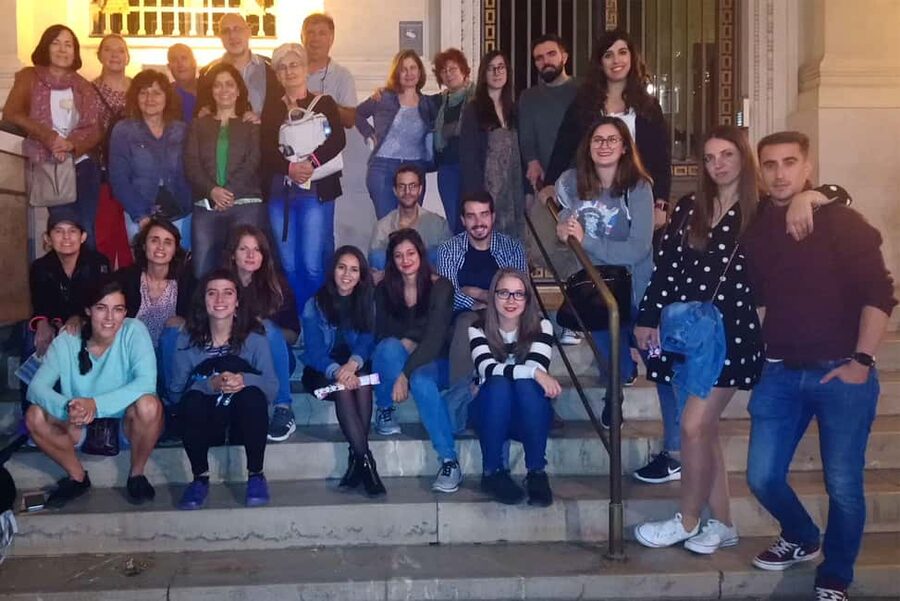 Seville Night Tour A Must See - Patio de Banderas and the Alcázar area