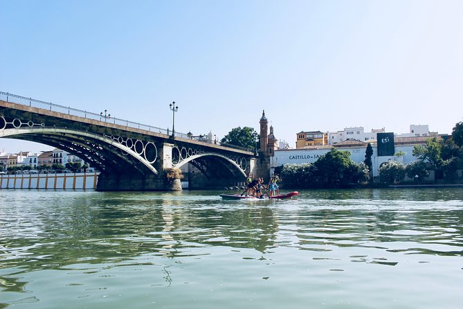 Seville: Paddle Surf on an XXL Board - Torre del Oro and the riverfront skyline