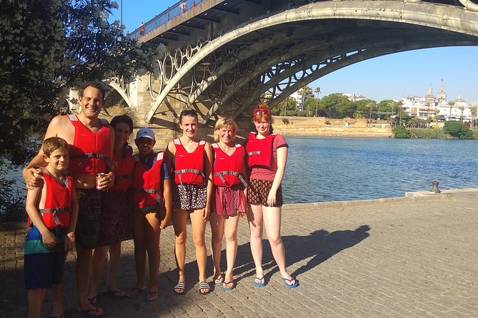 Seville Paddle Surf Sup in the Guadalquivir River - Triana and the drink break