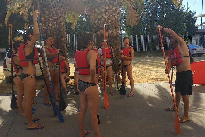 Seville Paddle Surf Sup in the Guadalquivir River - Under Puente de Triana