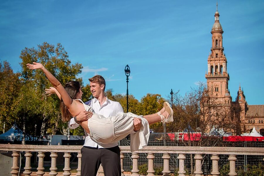 Seville PHOTO WALK - Moving into Maria Luisa Park