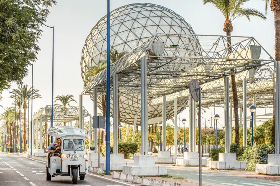 Seville: Private City Tour by Eco Tuk Tuk - Plaza de España and María Luisa Park