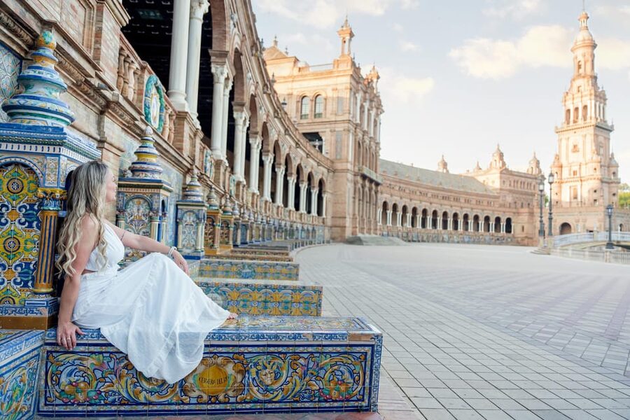 Seville: Professional Photoshoot - María Luisa Park: a softer second setting