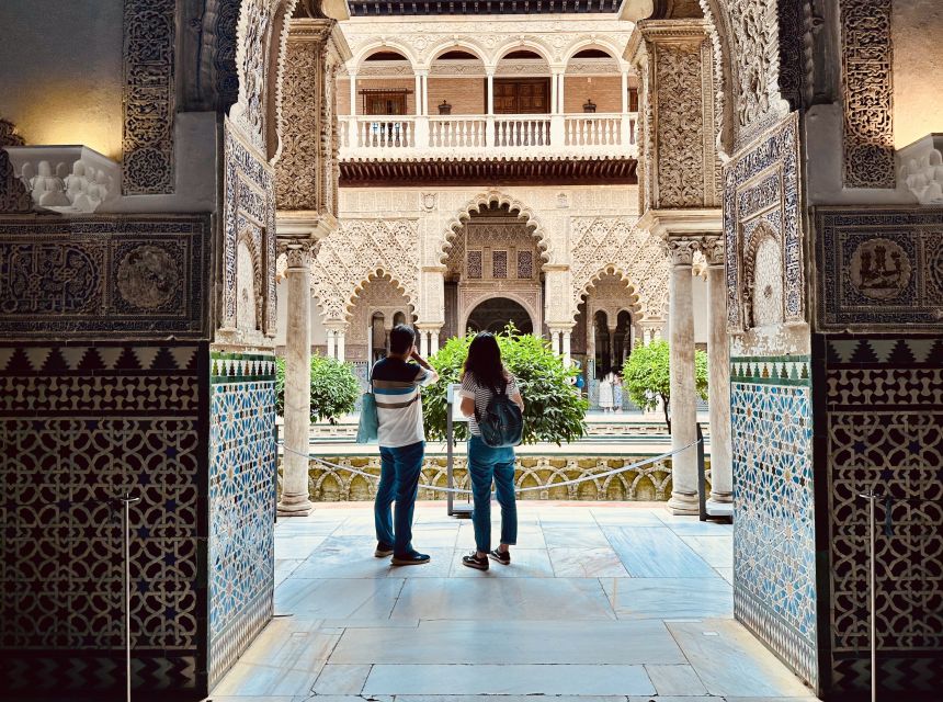 Seville: Royal Alcazar Guided Tour - The Courtyard of the Hunt and Mudéjar design