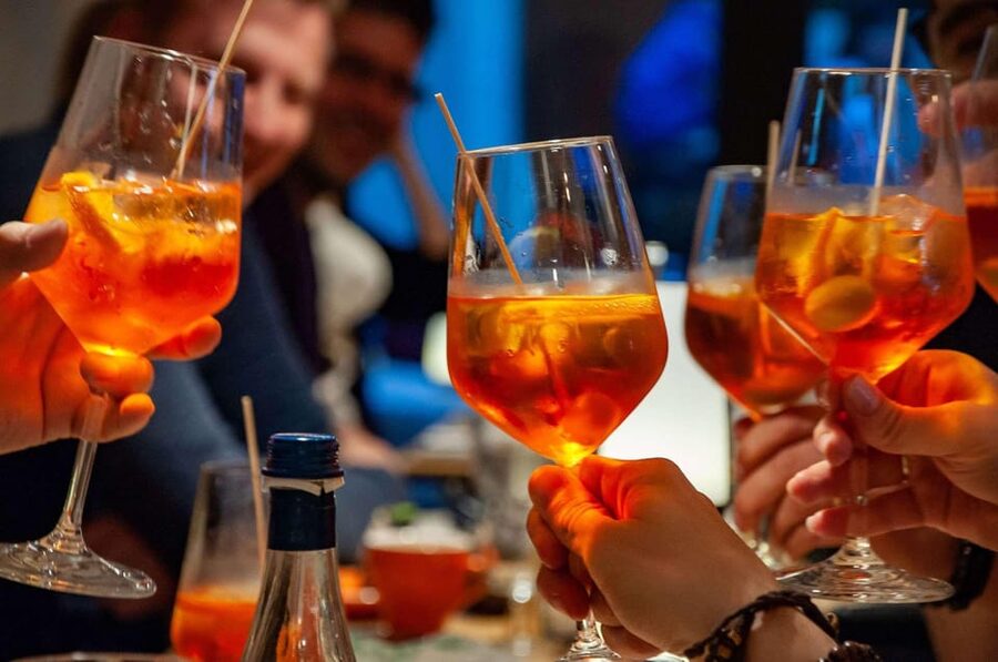 Seville: Spritz Tasting Experience - A Spritz tasting with Seville in the background