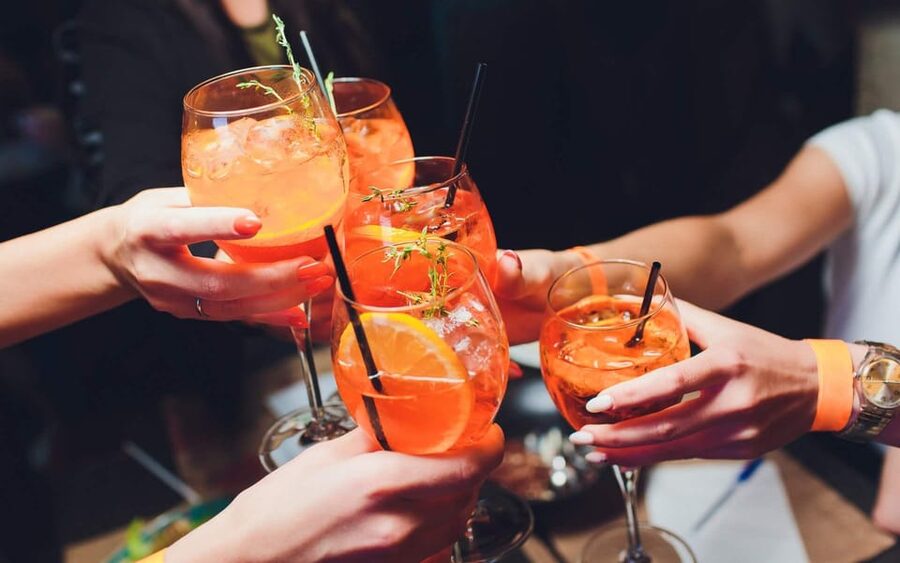 Seville: Spritz Tasting Experience - Small appetizers make the drinks more useful