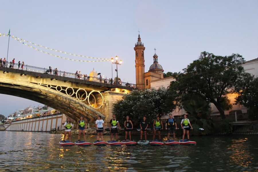 Seville: Sunset and Evening Paddle Boarding Tour - Key points at a glance