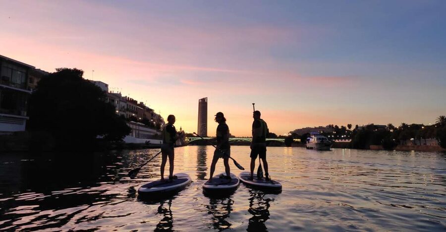 Seville: Sunset and Evening Paddle Boarding Tour - Following the Guadalquivir into the evening