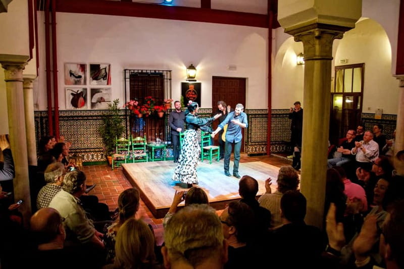Seville: Tapas Walking Tour with Traditional Flamenco Show - Meeting near the Mercury Fountain