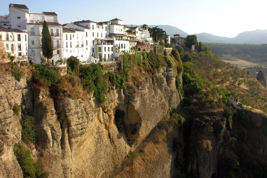White Villages and Ronda: Day trip from Seville. - Setenil de las Bodegas, where the rock becomes a roof