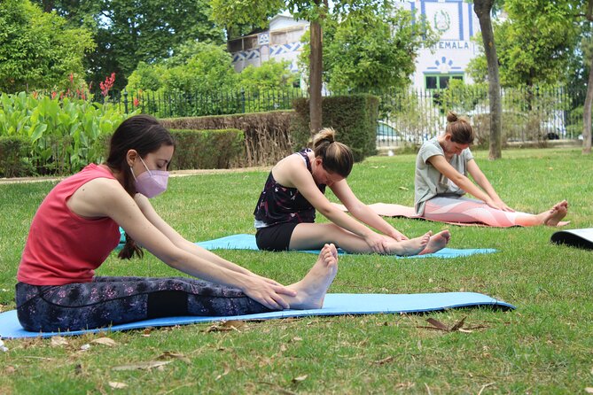 Yoga at María Luisa Park in Seville - English and Spanish instruction